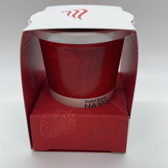 NWT Project Beauty Hairgurt Strawberry-Banana Smoothing Yogurt Hair Mask - Picture 7 of 7